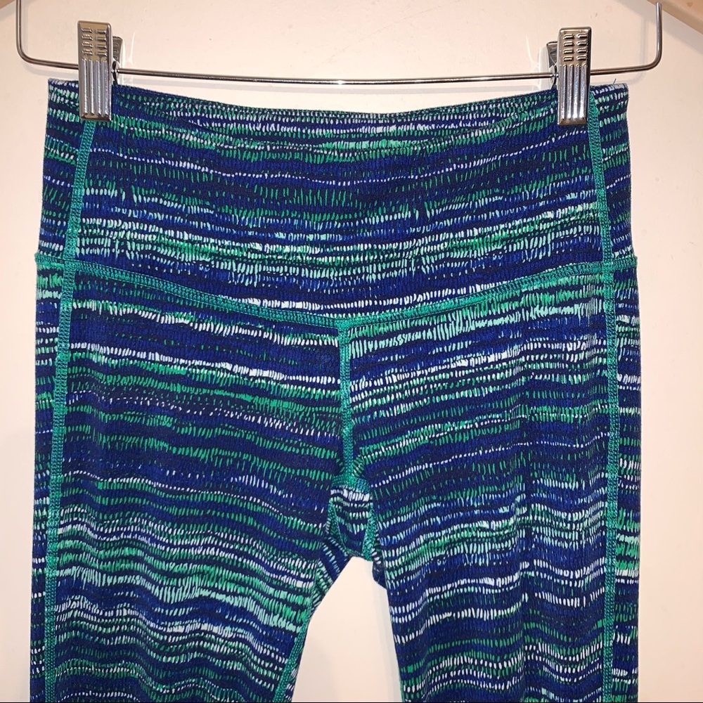 Athleta Retreat Chaturanga Striped Ankle Leggings - Picture 4 of 11